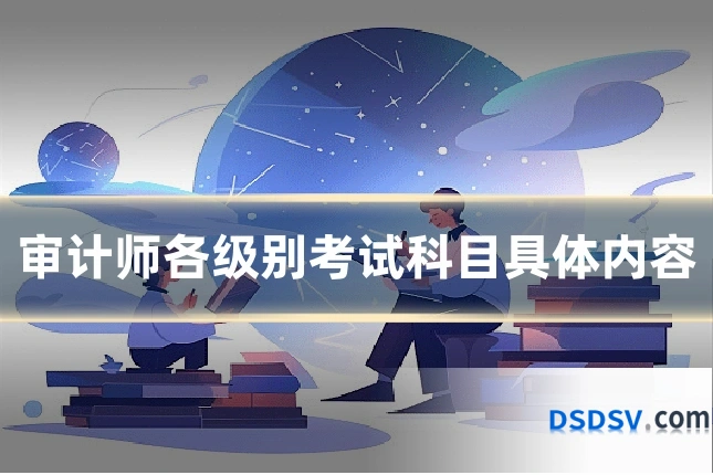 审计师各级别考试科目具体内容