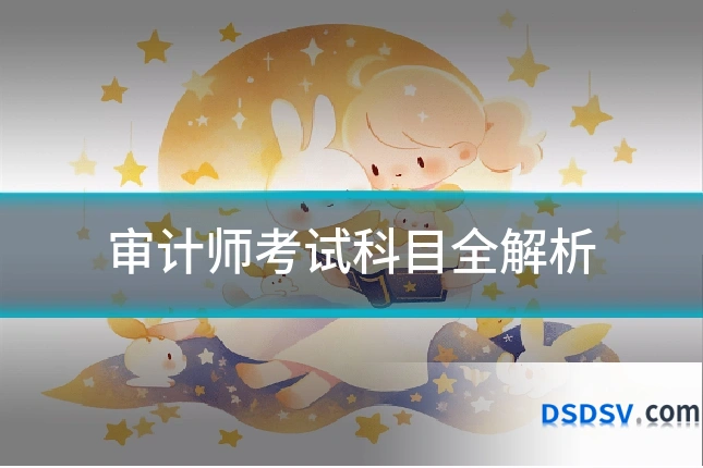 审计师考试科目全解析