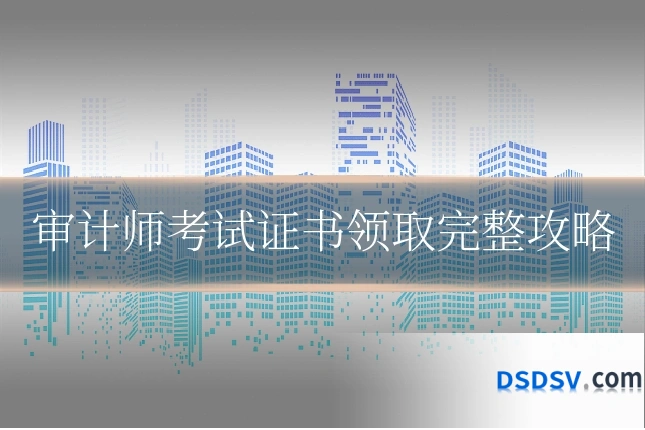 审计师考试证书领取完整攻略