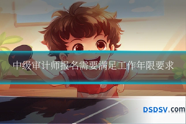 中级审计师报名需要满足工作年限要求