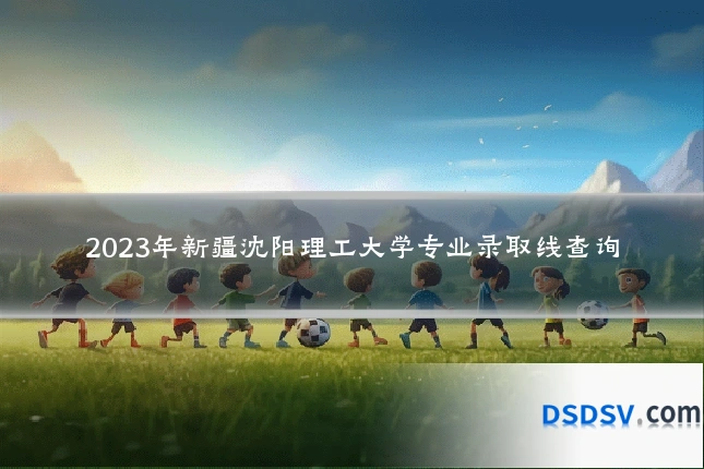 2023年新疆沈阳理工大学专业录取线查询