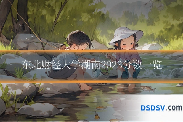东北财经大学湖南2023分数一览