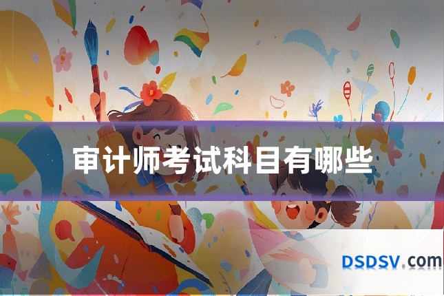 审计师考试科目有哪些