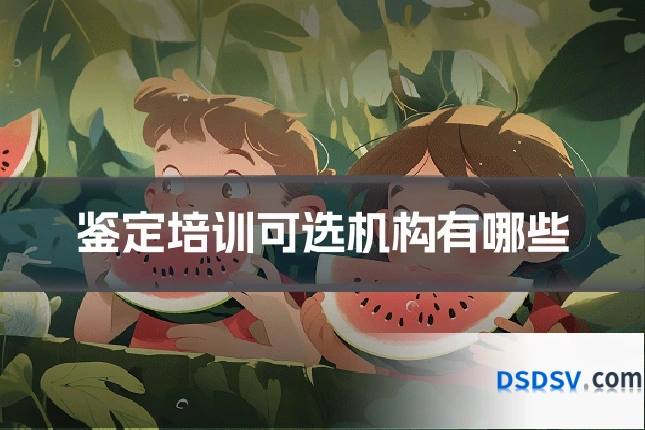 鉴定培训可选机构有哪些