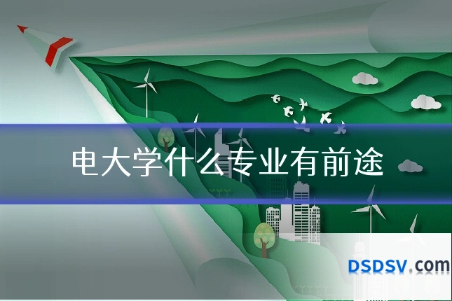 电大学什么专业有前途