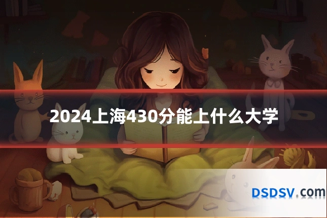 2024上海430分能上什么大学