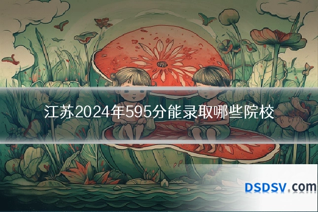 江苏2024年595分能录取哪些院校
