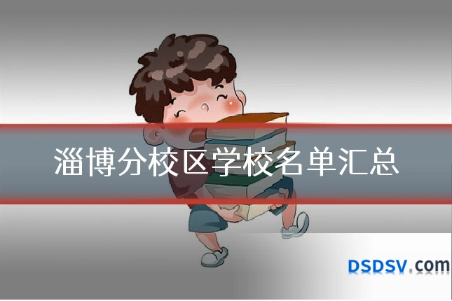 淄博分校区学校名单汇总