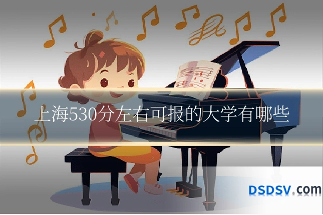 上海530分左右可报的大学有哪些