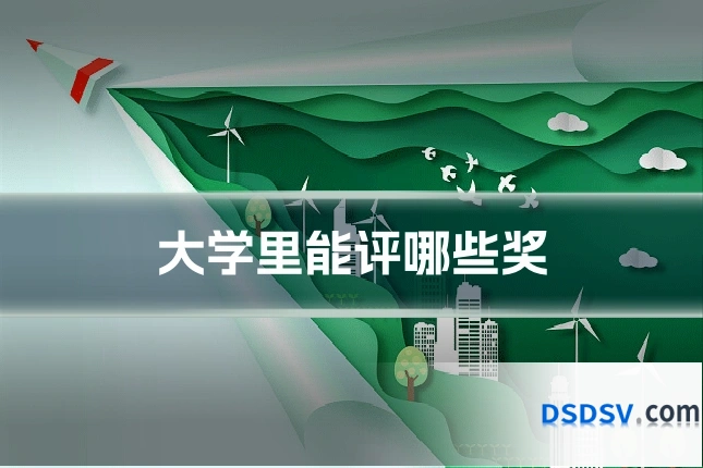 大学里能评哪些奖