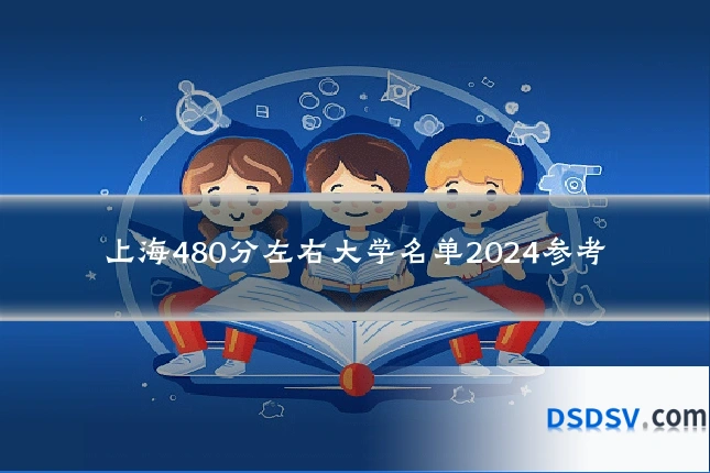 上海480分左右大学名单2024参考