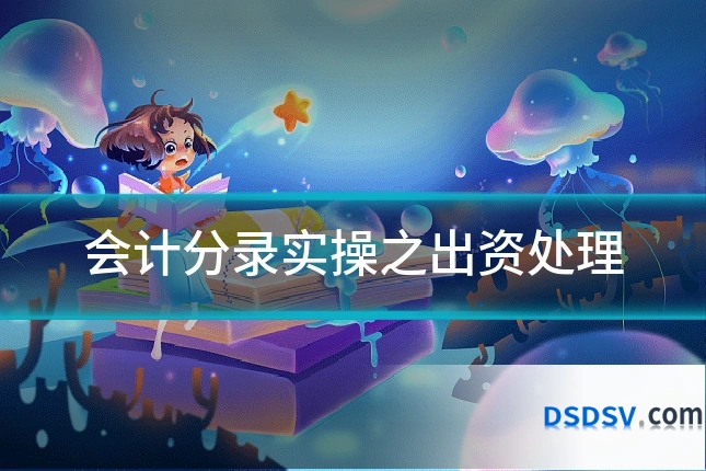 会计分录实操之出资处理