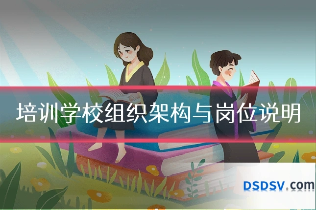 培训学校组织架构与岗位说明