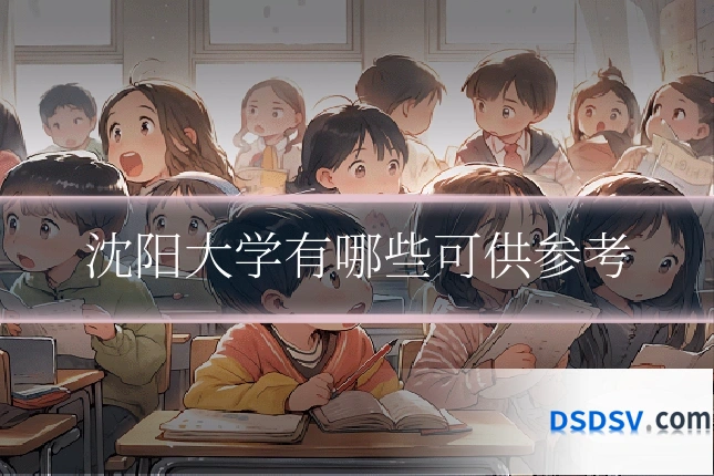 沈阳大学有哪些可供参考