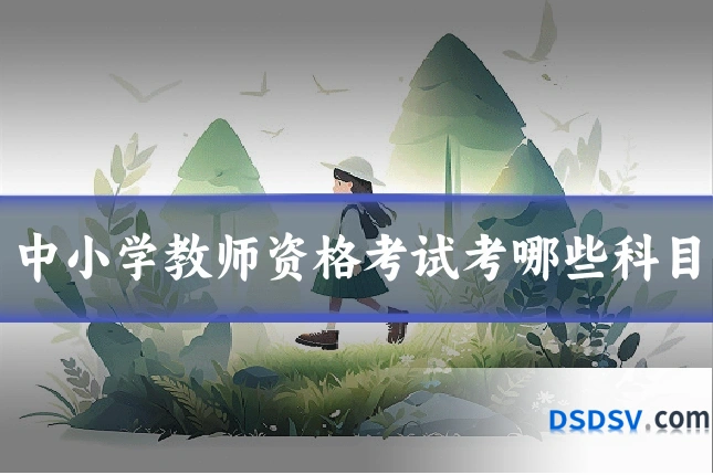 中小学教师资格考试考哪些科目