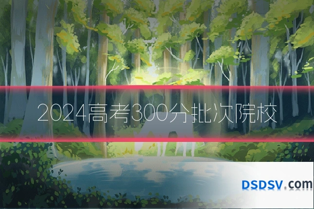 2024高考300分批次院校