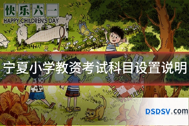 宁夏小学教资考试科目设置说明