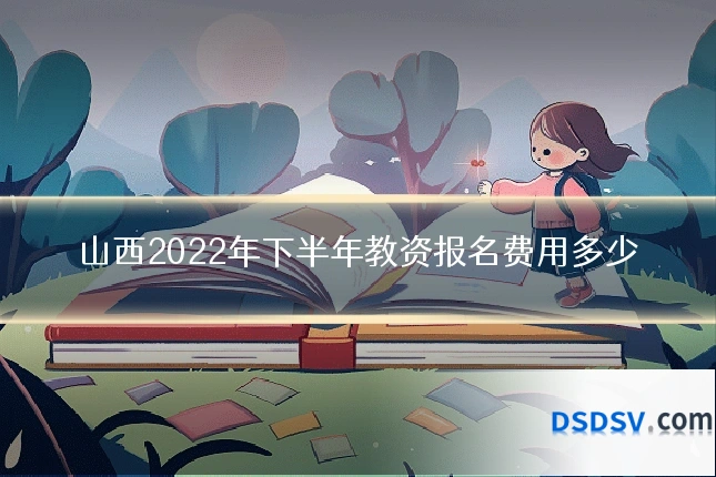山西2022年下半年教资报名费用多少