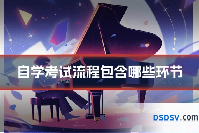 自学考试流程包含哪些环节