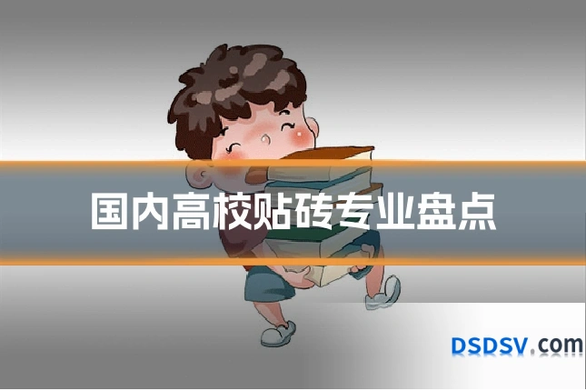 国内高校贴砖专业盘点