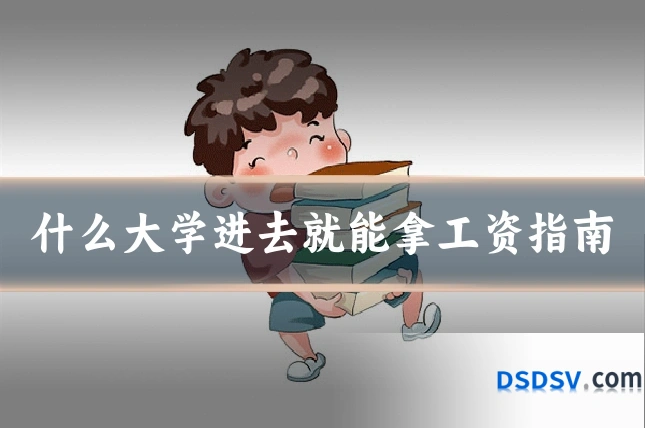 什么大学进去就能拿工资指南