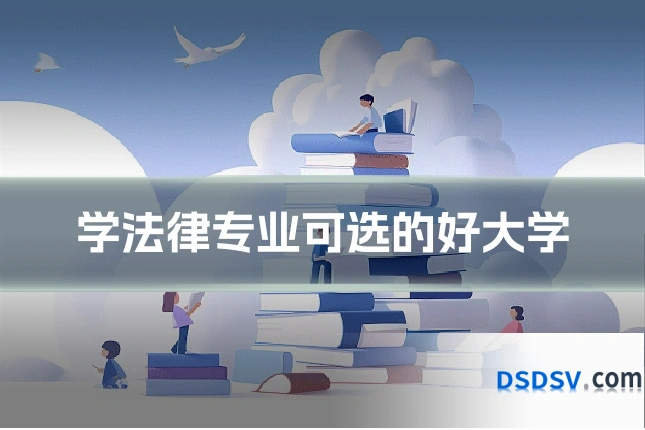 学法律专业可选的好大学