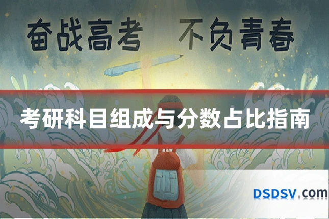 考研科目组成与分数占比指南