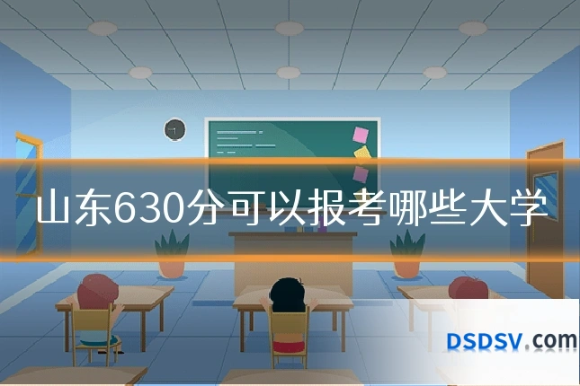 山东630分可以报考哪些大学