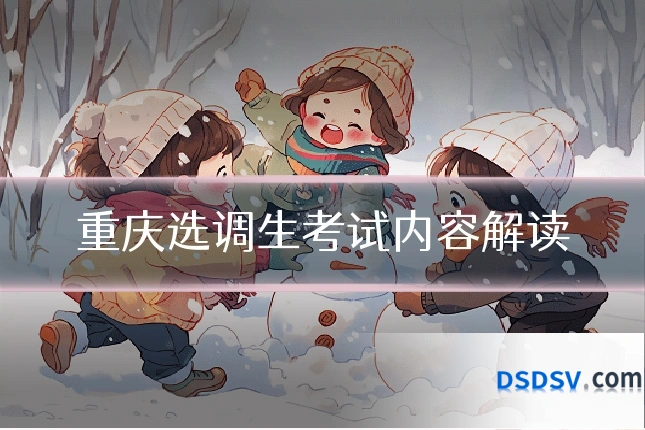 重庆选调生考试内容解读