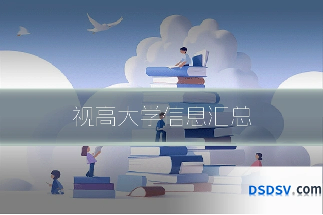 视高大学信息汇总