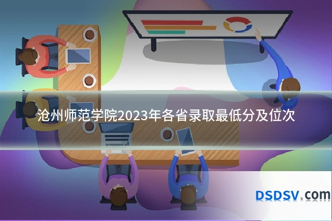 沧州师范学院2023年各省录取最低分及位次