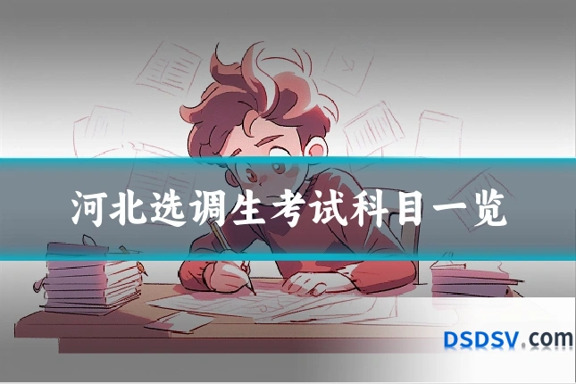 河北选调生考试科目一览