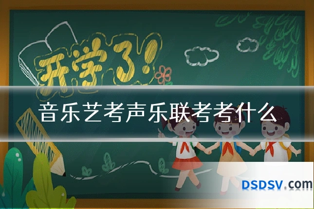 音乐艺考声乐联考考什么