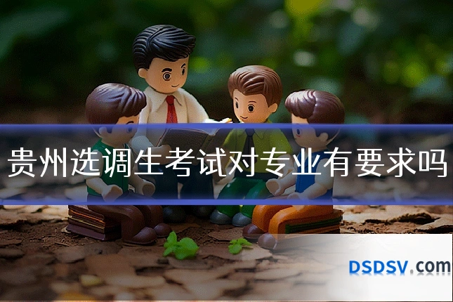 贵州选调生考试对专业有要求吗