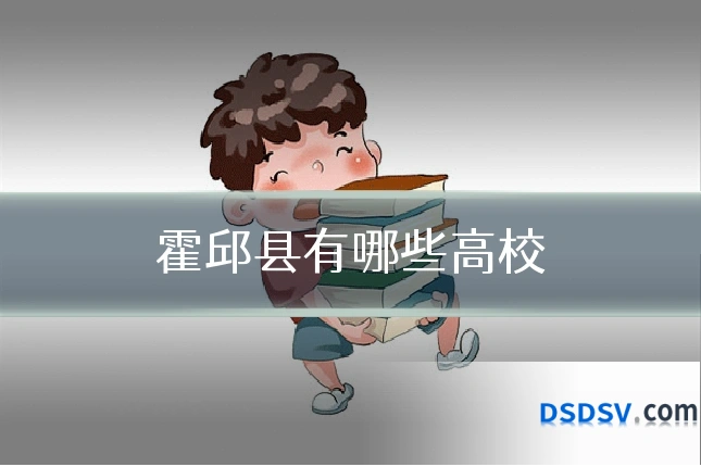 霍邱县有哪些高校