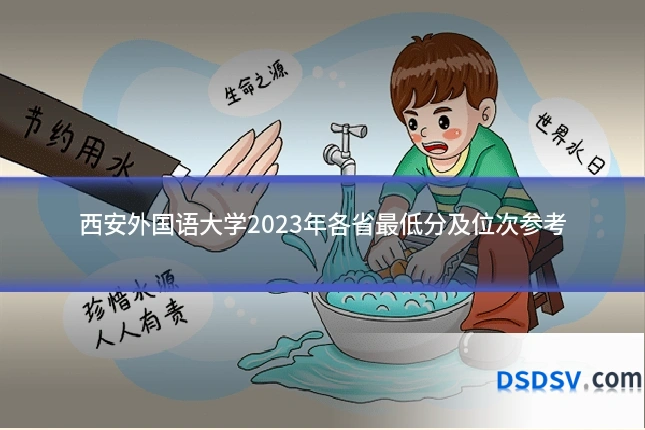 西安外国语大学2023年各省最低分及位次参考