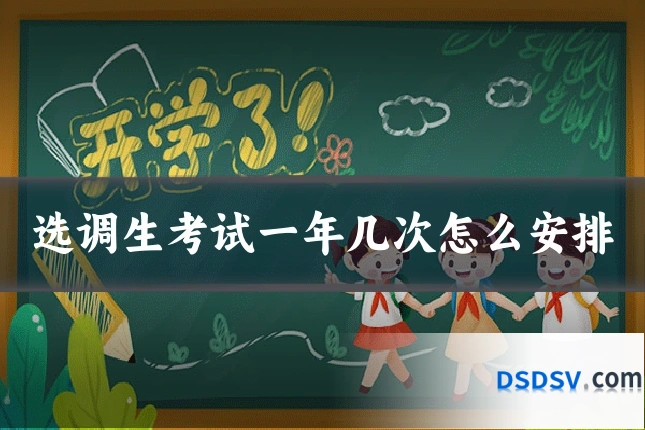 选调生考试一年几次怎么安排