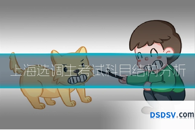 上海选调生考试科目结构分析
