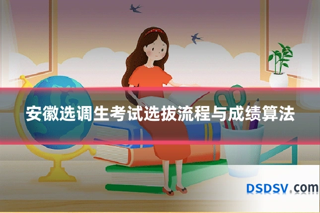 安徽选调生考试选拔流程与成绩算法