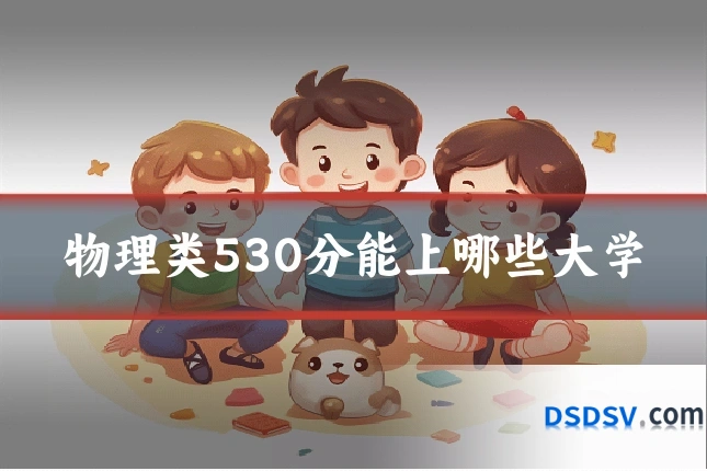 物理类530分能上哪些大学