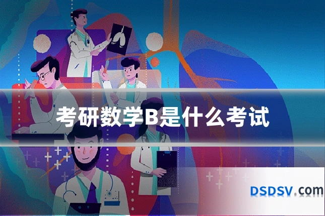 考研数学B是什么考试