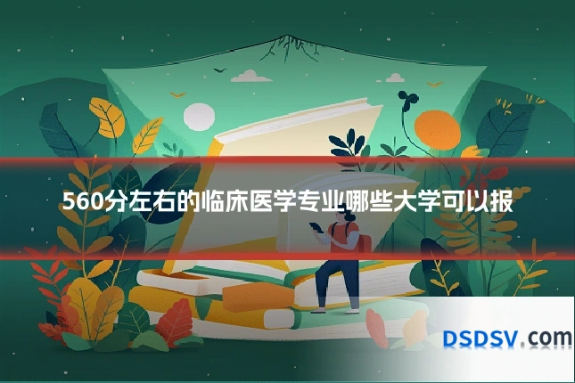 560分左右的临床医学专业哪些大学可以报