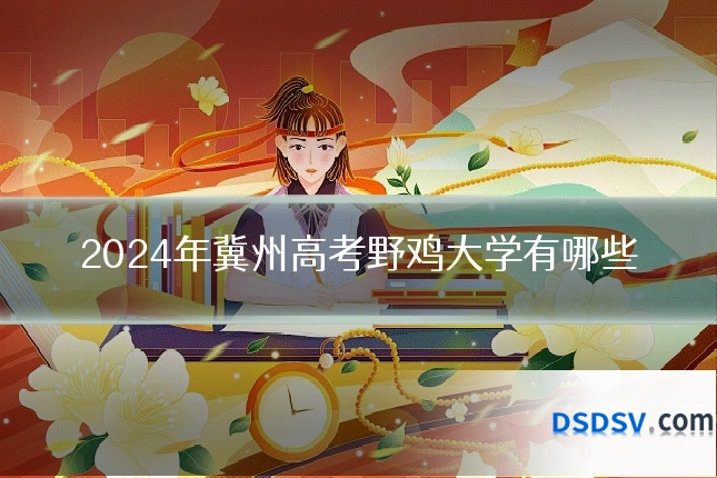 2024年冀州高考野鸡大学有哪些