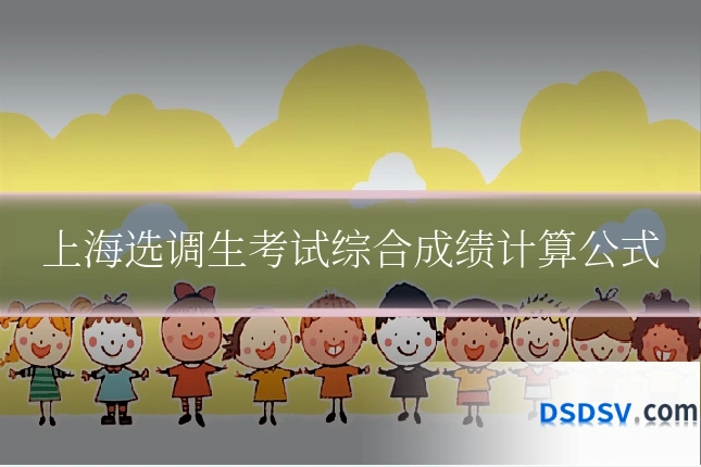 上海选调生考试综合成绩计算公式