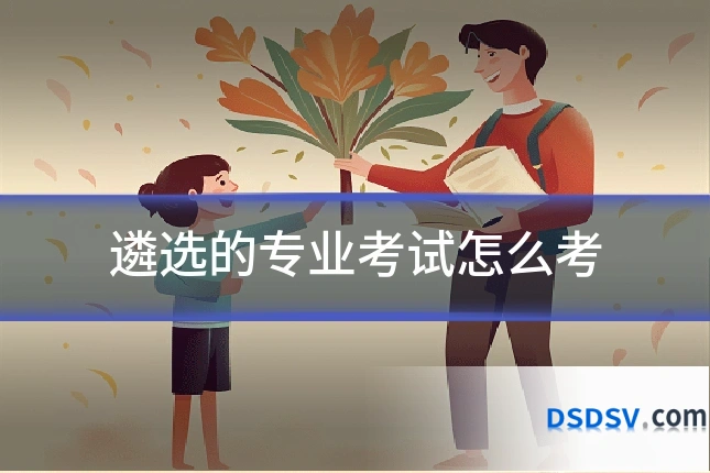 遴选的专业考试怎么考