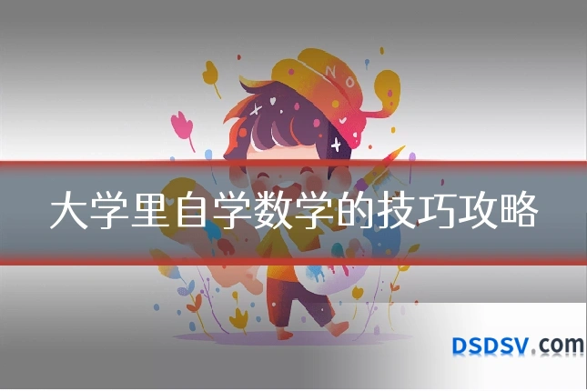大学里自学数学的技巧攻略