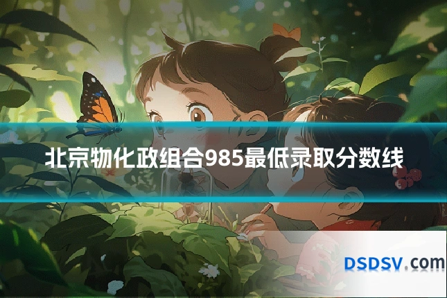 北京物化政组合985最低录取分数线