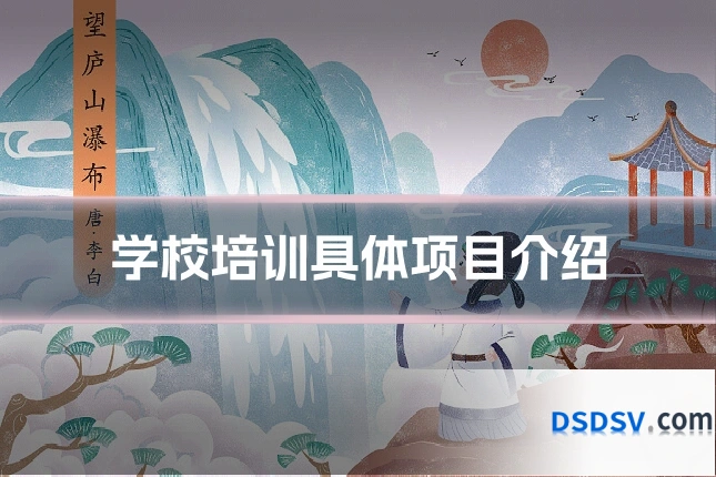 学校培训具体项目介绍