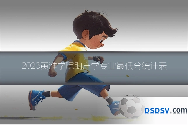 2023黄淮学院助产学专业最低分统计表