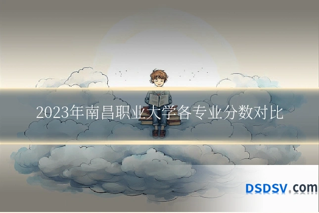 2023年南昌职业大学各专业分数对比